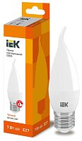 Лампа светодиодная   7Вт E27 CB35 3000К свеча на ветру ИЭК          