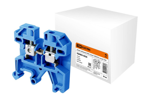 Зажим наборный ЗНИ  2,5мм2 (JXB25А) синий ТДМ                                        