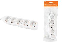 Удлинитель бытовой  У05  5 гнезд, 5метров, с заземлением, ПВС  3х1мм2  16А/250В ТДМ          