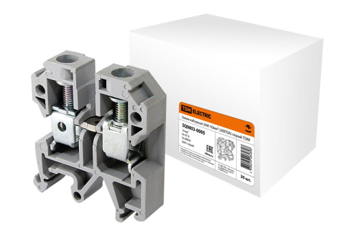 Зажим наборный ЗНИ 10мм2 (JXB70А) серый ТДМ                                        
