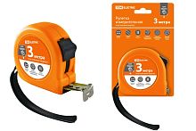 Рулетка, длина  3 м, стальная лента, ширина 16 мм, пластиковый корпус, "Гранит" ТДМ          