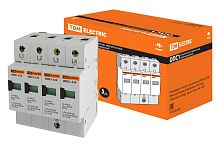 ОПС 4п С Ограничитель напряжения ОПС1-С 4Р In=20kA Un=400B Im=40kA ТДМ          