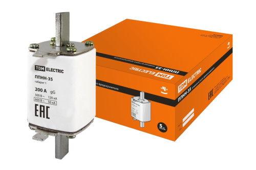 Плавкая вставка ППН-35 200А габарит 1 ППНН-35 ТДМ                                        