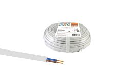 Провод ШВВП 2х0,5 (10м) монтажно-бытовой, белый, Народный ТДМ          