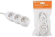 Удлинитель бытовой  У03  3 гнезда, 3метра, с/з, ПВС 3х1мм2  16А/250В ТДМ заменаSQ1303-1401          