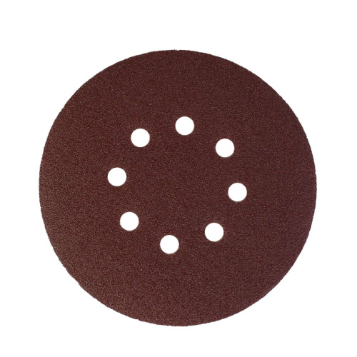 Круг шлифовальный на липучке, 150мм, Р60, 8 отверстий, (упаковка - 5 шт) PATRIOT                                        