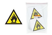 Знак "Пожароопасно" 150х150мм ТДМ          