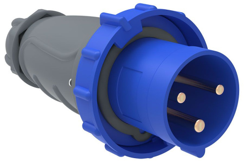 Вилка 033 переносная 2Р+РЕ 63А 250В IP67 MAGNUM ИЭК                                        