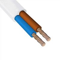 Провод ШВВП 2х0,5 (100м), монтажно-бытовой, белый          