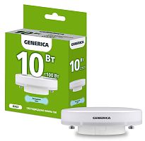 Лампа светодиодная  10Вт GX53 Т80 6500K (упак-100шт) GENERICA          