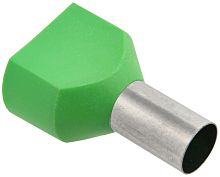 Наконечник-гильза изолированный 16х14 штыревой втулочный зеленый (уп./20шт) НГИ2 ИЭК          