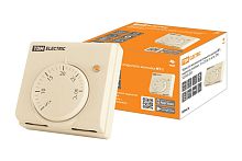 Термостат механический открытого монтажа НТ-1, индикатор, вкл/выкл, 10 А, 230 В, сл. кость, ТДМ          