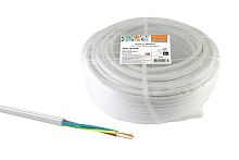 Провод ПВС 3х2,5 (5м) монтажно-бытовой, белый, Народный ТДМ          