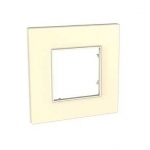 Рамка Unica Quadro 1м бежевый SchE          