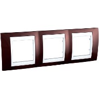 Рамка Unica Хамелеон 3м морская волна/белый горизонтальная SchE          