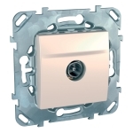 Розетка с/у Unica TV 1м бежевый механизм одиночная (упак-10шт) SchE          