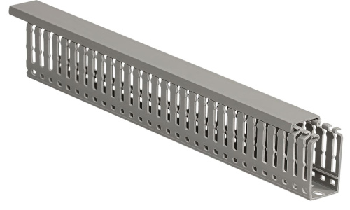 Кабель-канал  25х40 перфорированный  ИМПАКТ серия М (ТУ-60м) ИЭК (кратно 2м)                                        