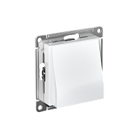 Вывод кабеля с/у AtlasDesign белый, механизм (упак-10шт) SchE          