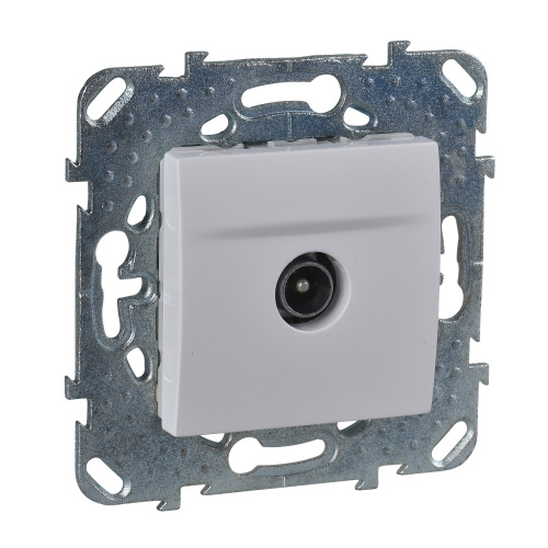 Розетка с/у Unica TV 1м белый механизм оконечная (упак-10шт) SchE                                         фото 5                    