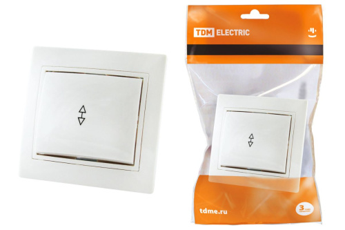 Переключатель с/у Таймыр 1кл. белый IP20 10 на 2 направления ТДМ                                        