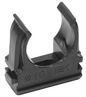 Крепеж-клипса для трубы 16 мм CF16 черные ИЭК          