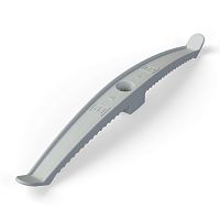 Держатель кабеля двусторонний для прямого монтажа серый (20шт/120шт уп/кор) Промрукав          