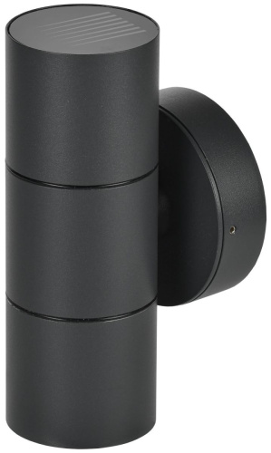 LIGHTING Светильник уличный 5113 настенный под лампу 2хGU10 IP65 черный IEK                                        