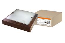 Светильник НПБ 02-2х40-121 УХЛ4 "Киото-1" венге 2х40 Вт IP20 (270х270х75) ТДМ          