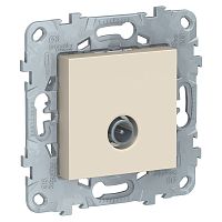 Розетка Unica new TV, одиноч, бежевый SchE          