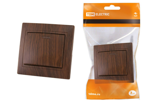 Выключатель с/у Таймыр 1кл бук IP20 10А с инд. ТДМ                                        