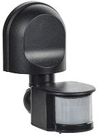 Датчик движения 1100Вт ДД 008 настенно-потолочный черный 180 град, дальность 12м, IP44, ИЭК          