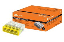 Строительно-монтажная клемма КБМ-2273-234 (2,5мм2) с пастой ТДМ          