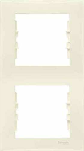 Рамка Sedna 2м бежевый вертикальная (упак-25шт) SchE                                         фото 2                    