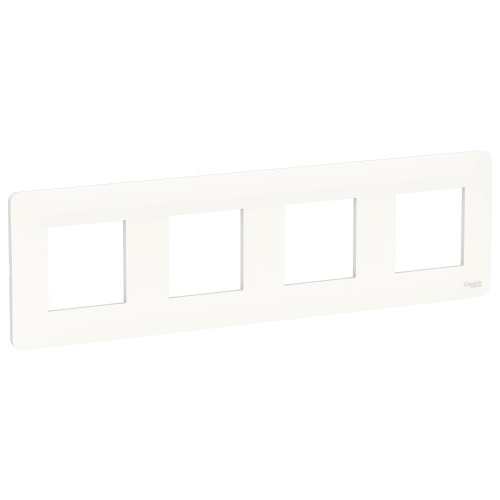 Рамка Unica Studio 4м белый, универсальная (упак-5шт) SchE                                        