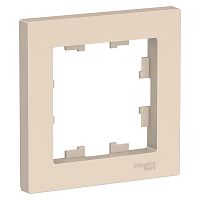 Рамка AtlasDesign 1м бежевый (упак-45шт) SchE          