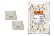 Площадка самоклеющаяся 30х30 под хомуты (100шт) ТДМ          