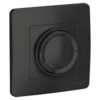 Диммер с/у Бланка антрацит в сборе 400Вт светорегулятор поворотно-нажимной универс. (упак-8шт) SchE          