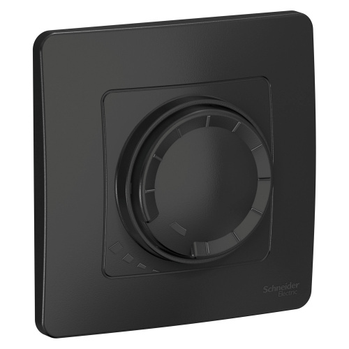 Диммер с/у Бланка антрацит в сборе 400Вт светорегулятор поворотно-нажимной универс. (упак-8шт) SchE                                        