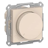 Диммер с/у AtlasDesign бежевый механизм 315Вт светорегулятор поворотно-нажимной (упак-1шт) SchE          