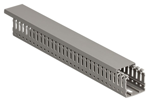 Кабель-канал  40х40 перфорированный  ИМПАКТ серия М (ТУ-36м) ИЭК (кратно 2м)                                        