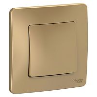 Выключатель с/у Бланка 1кл титан IP20 10А (упак-10шт) SchE          