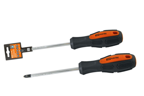 Отвертка крестовая двухкомпонентная, CR-V тип PH1x150, серия "Алмаз" ТДМ                                        