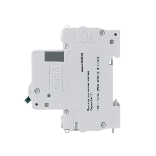 Автоматический выключатель 1п 10А С ВА-101 DEKraft                                         фото 3                    