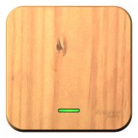 Выключатель о/у Бланка 1кл ясень IP20 10А с инд. и с изол.пл. (упак-15 шт) SchE          