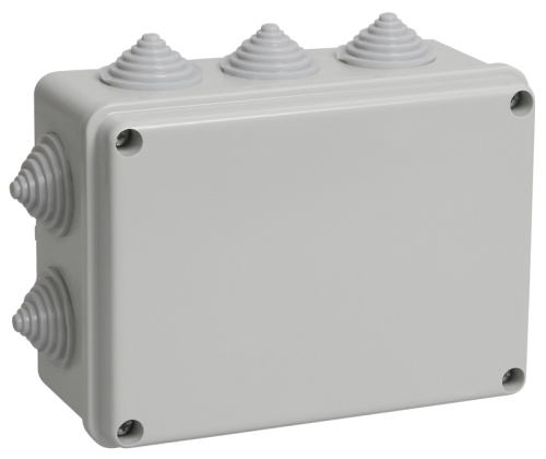 Коробка распаячная для о/п 150х110х70мм  (10 гермовводов) IP44 ИЭК                                        
