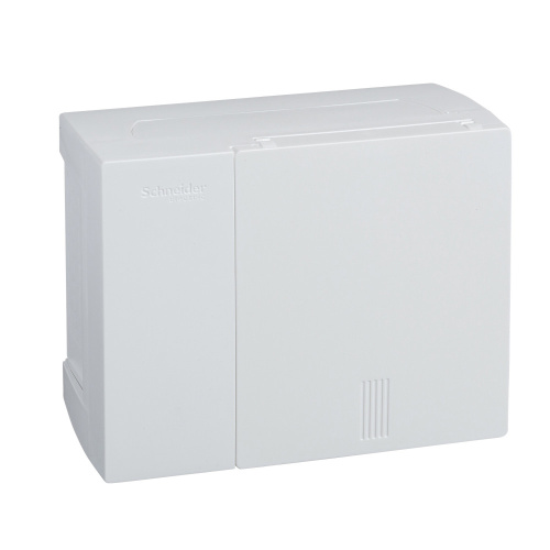 Бокс MINI PRAGMA IP40 1ряд/6мод.нав.бел. дв. SchE MIP12106                                        