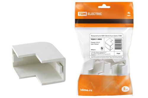 Внешний угол КМН 20х10 (4 шт./комп.) ТДМ                                        
