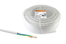 Провод ПВС 3х1,5 ГОСТ (100м), белый ТДМ          