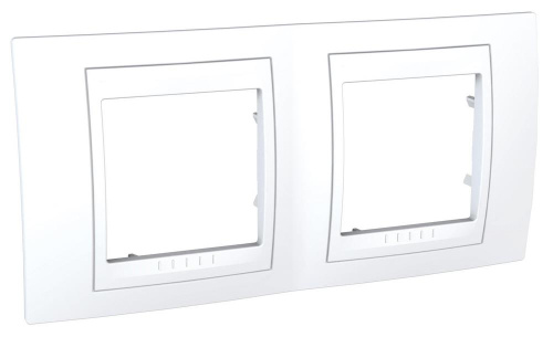 Рамка Unica Хамелеон 2м белый горизонтальная (упак-10шт) SchE                                         фото 7                    