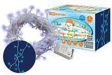 Гирлянда светодиодная СГ50Г5, голубая, 5м, 8 режимов, 250 В, ТДМ          